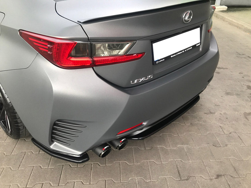 Maxton Design Central Rear Splitter (Without Vertical Bars) Lexus RC (2014-UP) - LE-RC-1-RD1G - Image 3