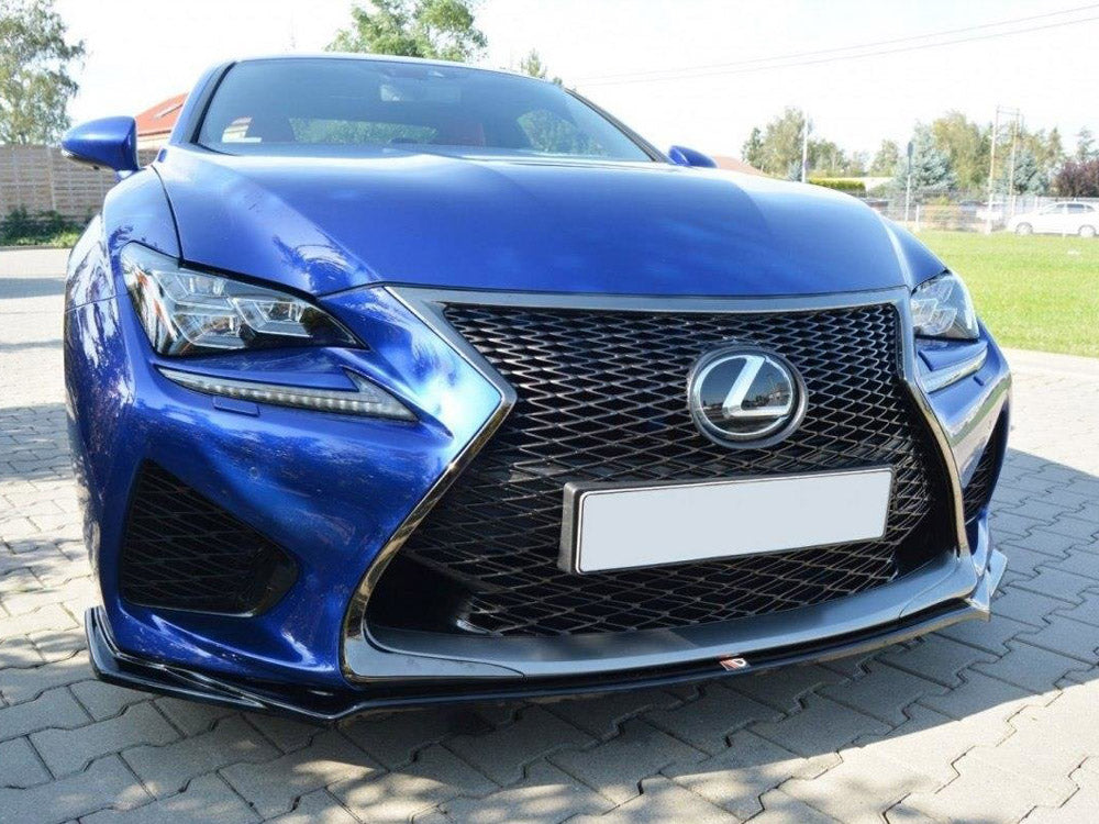 Maxton Design Front Splitter V.1 Lexus RC F (2014-2019) - Carbon Look - LE-RCF-1-FD1C - Image 4