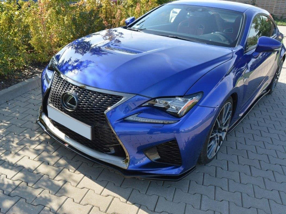 Maxton Design Front Splitter V.1 Lexus RC F (2014-2019) - Carbon Look - LE-RCF-1-FD1C - Image 2