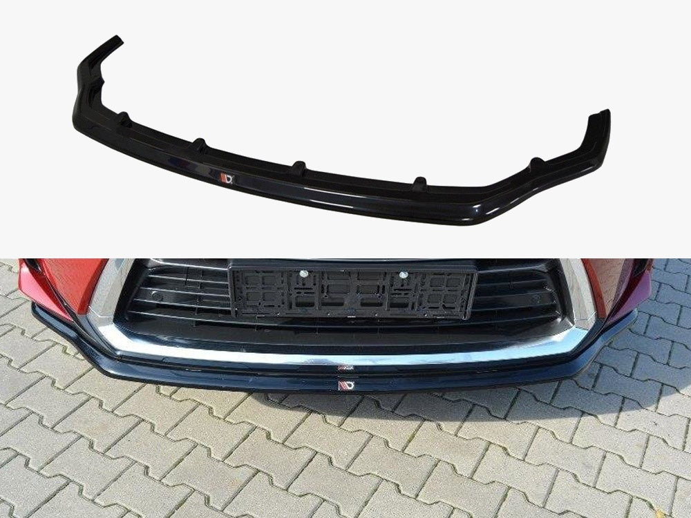 Maxton Design Front Splitter V.1 Lexus RX MK4 - Carbon Look - LE-RX-4-FD1C - Image 1