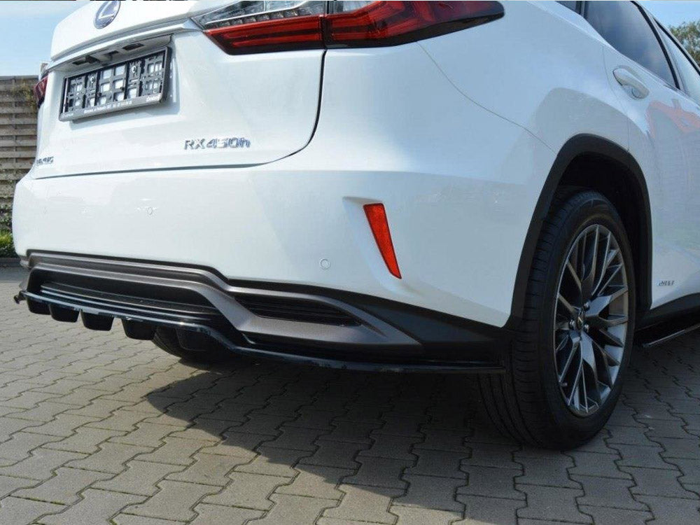 Rear Splitter (Vertical Bars) Lexus RX Mk4 H
