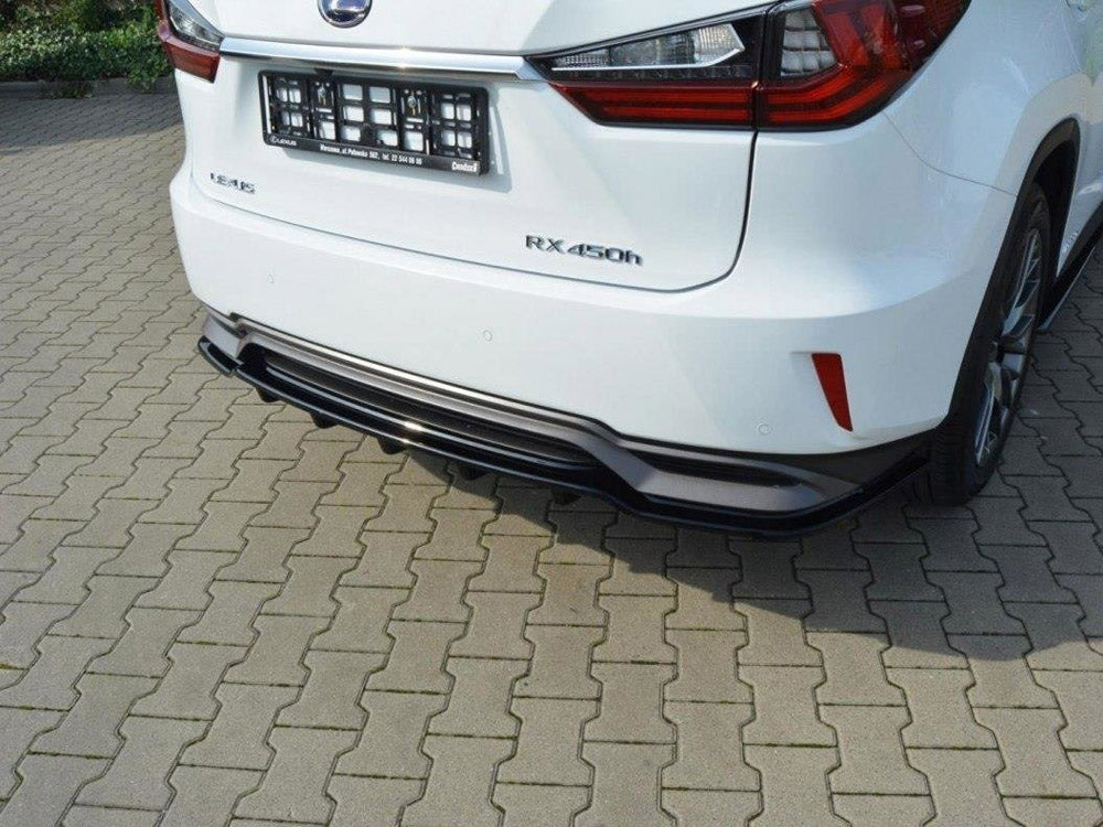 Maxton Design Rear Splitter (Vertical Bars) Lexus RX Mk4 H - LE-RX-4-H-RD1+RD2G - Image 2