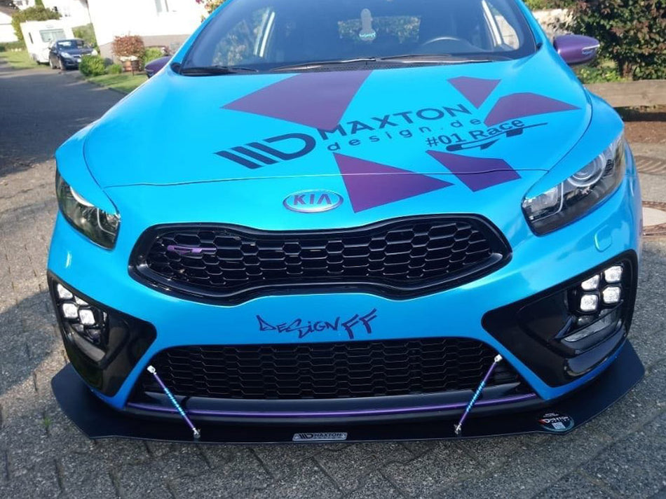 Maxton Design Front Racing Splitter KIA Cee'd GT MK2 (2013-2018) - KI-CE-2-GT-CNC-FD1A - Image 1