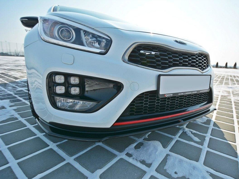 Maxton Design Front Splitter V.1 KIA Cee'd GT MK2 (2013-2018) - KI-CE-2-GT-FD1G - Image 3