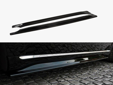 Side Skirts Diffusers JEEP Grand Cherokee WK2 Summit Facelift - Carbon Look