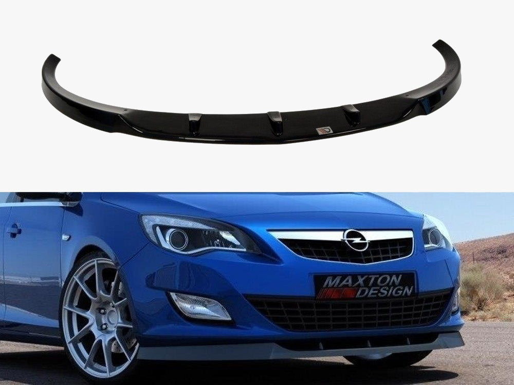 Maxton Design Front Splitter Opel Astra J (Pre-facelift) (2009-2012) - OP-AS-4-FD1G - Image 1