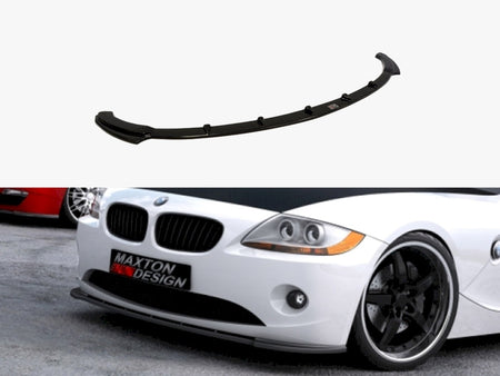 Maxton Design Front Splitter V.1 Bmw Z4 E85 / E86 (Preface Model) (2002-2006) - Carbon Look - BM-Z4-85-FD1C - Image 1
