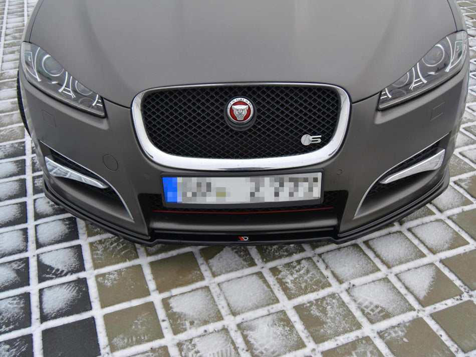 Maxton Design Front Splitter Jaguar XF (X250) Mk1 Sportbrake S-Pack (2012-2015) - JA-XFS-1F-SB-FD1G - Image 1