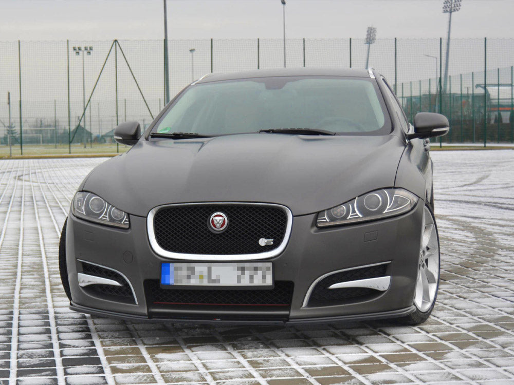 Maxton Design Front Splitter Jaguar XF (X250) Mk1 Sportbrake S-Pack (2012-2015) - JA-XFS-1F-SB-FD1G - Image 2