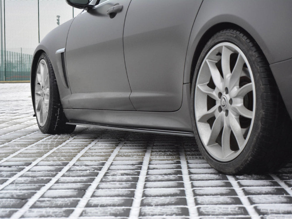 Maxton Design Side Skirts Splitters Jaguar XF (X250) MK1 Sportbrake S-pack (2012-2015) - JA-XFS-1F-SB-SD1G - Image 1