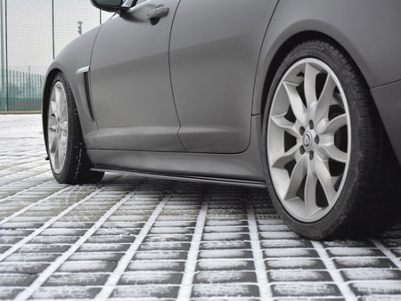 Maxton Design Side Skirts Splitters Jaguar XF (X250) MK1 Sportbrake S-pack (2012-2015) - JA-XFS-1F-SB-SD1G - Image 1