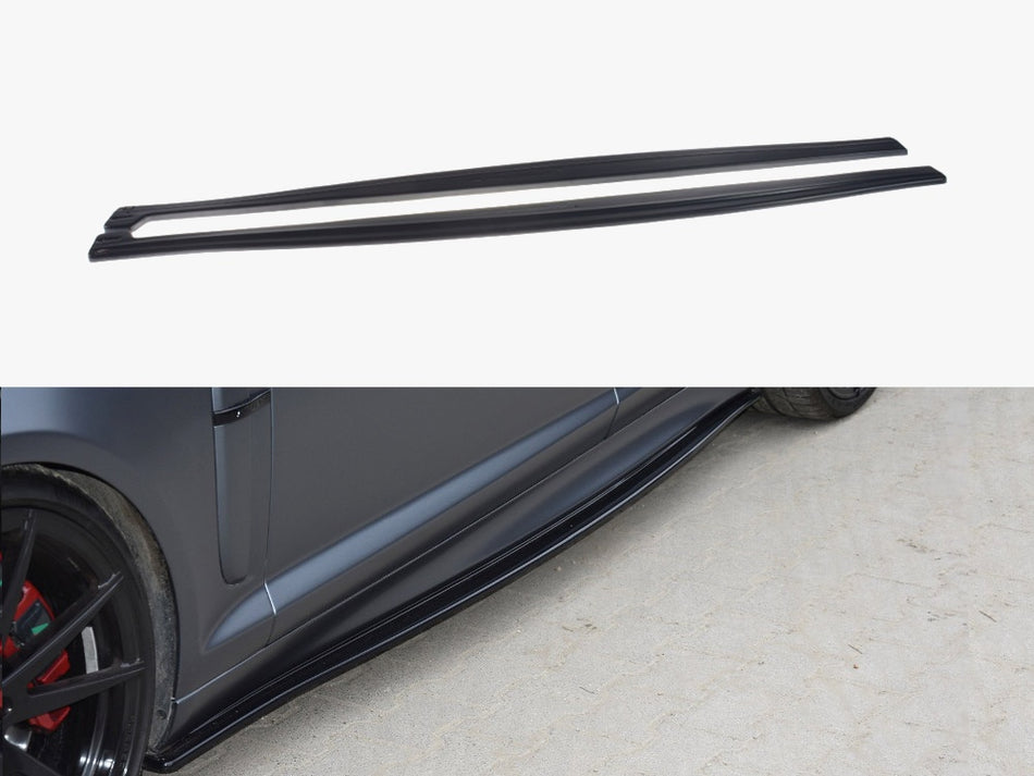 Side Skirts Diffusers Jaguar XF- R (2007-2011)