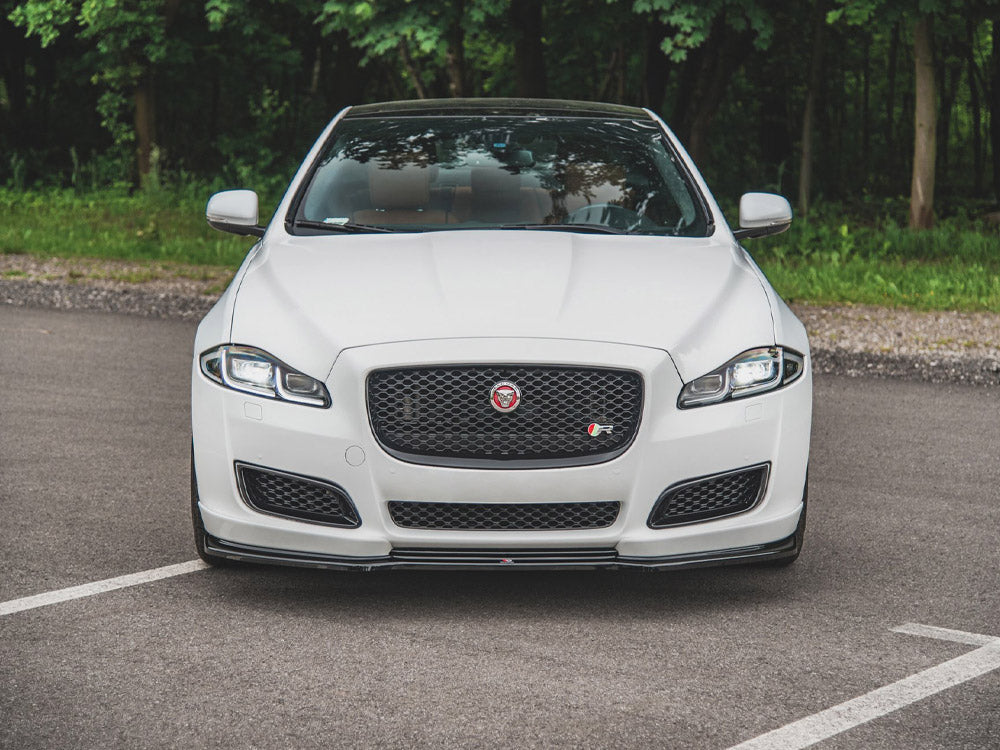 Maxton Design Front Splitter Jaguar XJ X351 Facelift (2015-2019) - Textured - JA-XJ-4F2-FD1T - Image 3