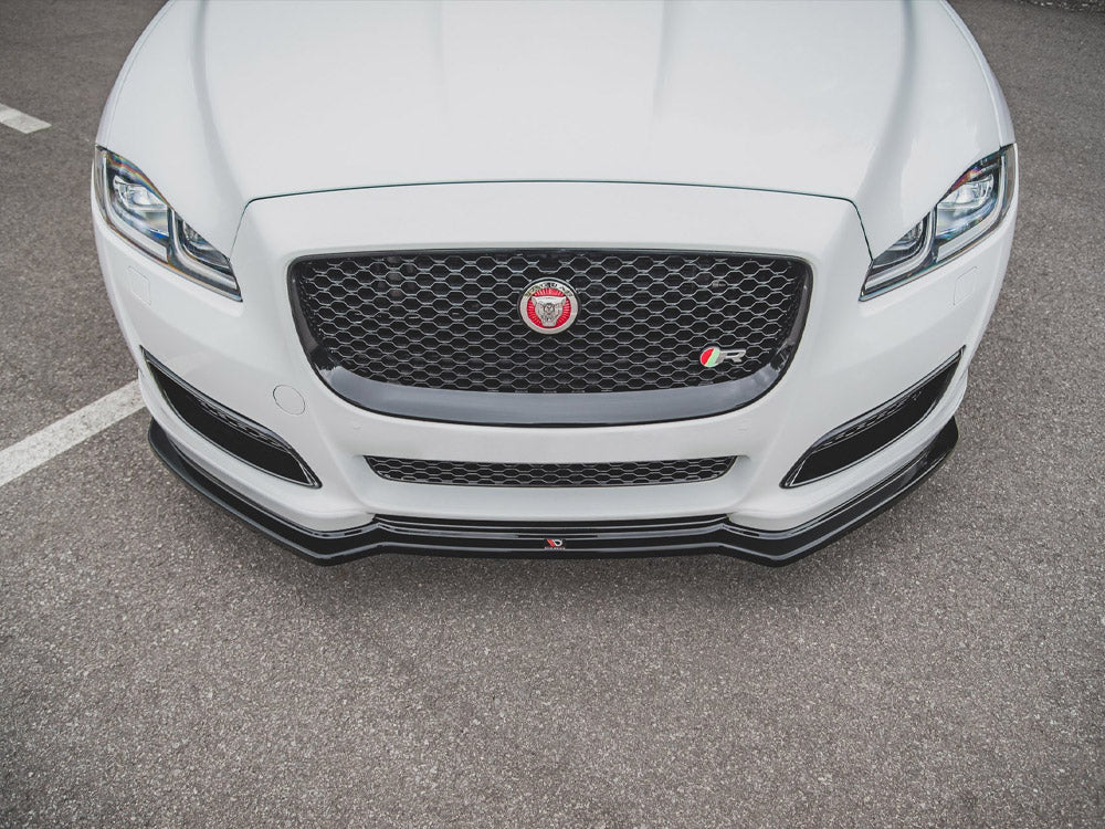 Maxton Design Front Splitter Jaguar XJ X351 Facelift (2015-2019) - Textured - JA-XJ-4F2-FD1T - Image 4
