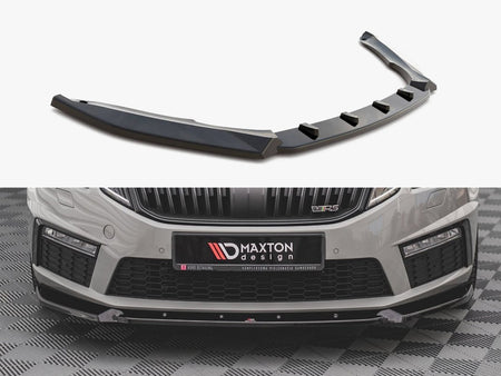 Maxton Design Front Splitter V.2 Skoda Octavia RS Mk3 Facelift - SK-OC-3F-RS-FD2G - Image 1