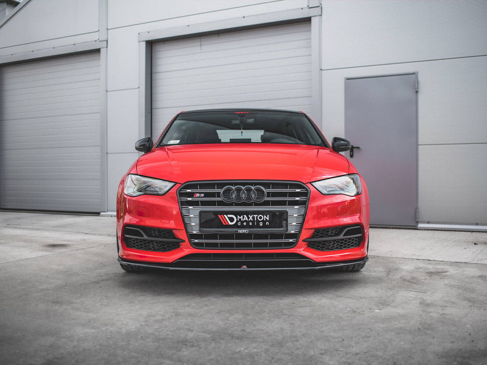 Front Splitter V.1 Audi S3 / A3 S-Line 8V Sedan / Cabrio (2013-2016)
