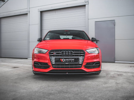Front Splitter V.1 Audi S3 / A3 S-Line 8V Sedan / Cabrio (2013-2016)