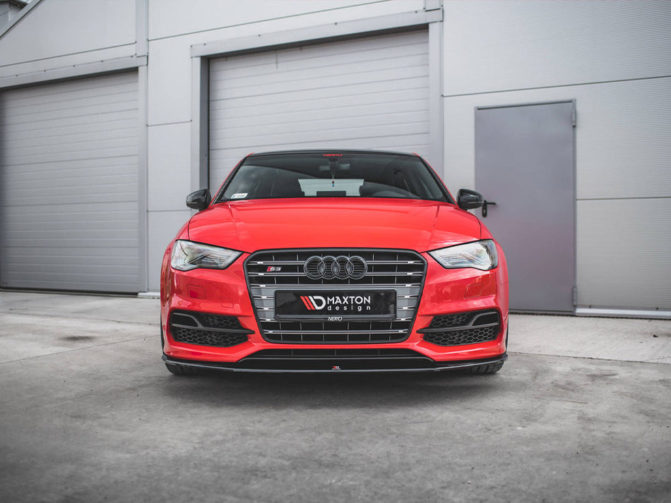 Front Splitter V.1 Audi S3 / A3 S-Line 8V Sedan / Cabrio (2013-2016)
