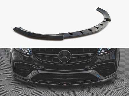 Maxton Design Front Splitter V.3 Mercedes E63 AMG Estate / Sedan S213 / W213 - ME-E-213-63-ES-FD3G - Image 1