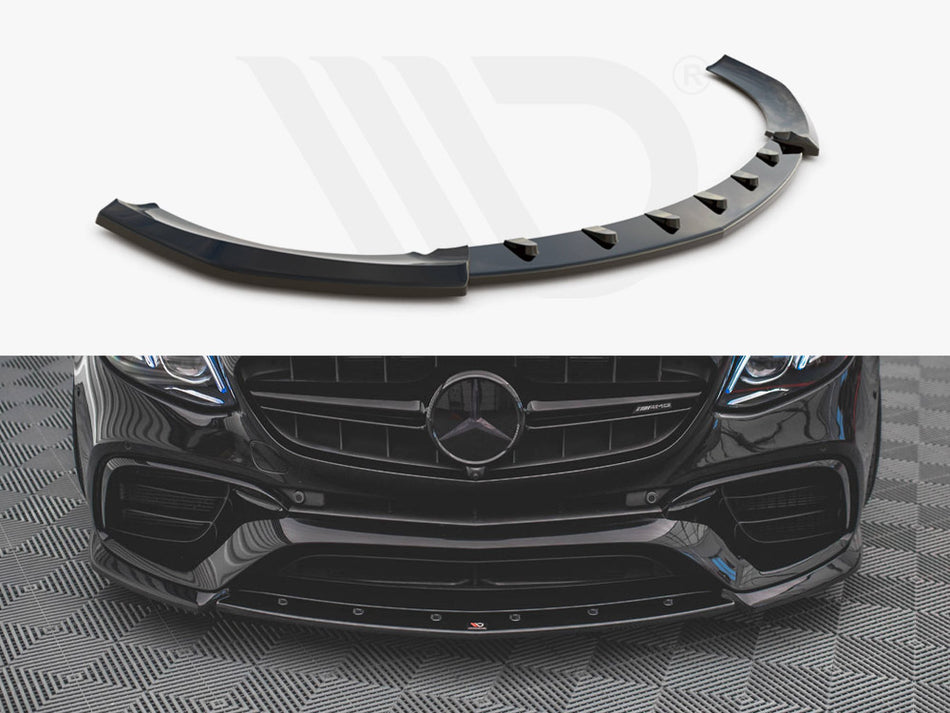MAXTON DESIGN Front Splitter V.3 Mercedes E63 AMG Estate / Sedan S213 / W213