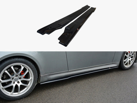 Side Skirts Splitters  Infiniti G35 Coupe (2003-2007) - Carbon Look