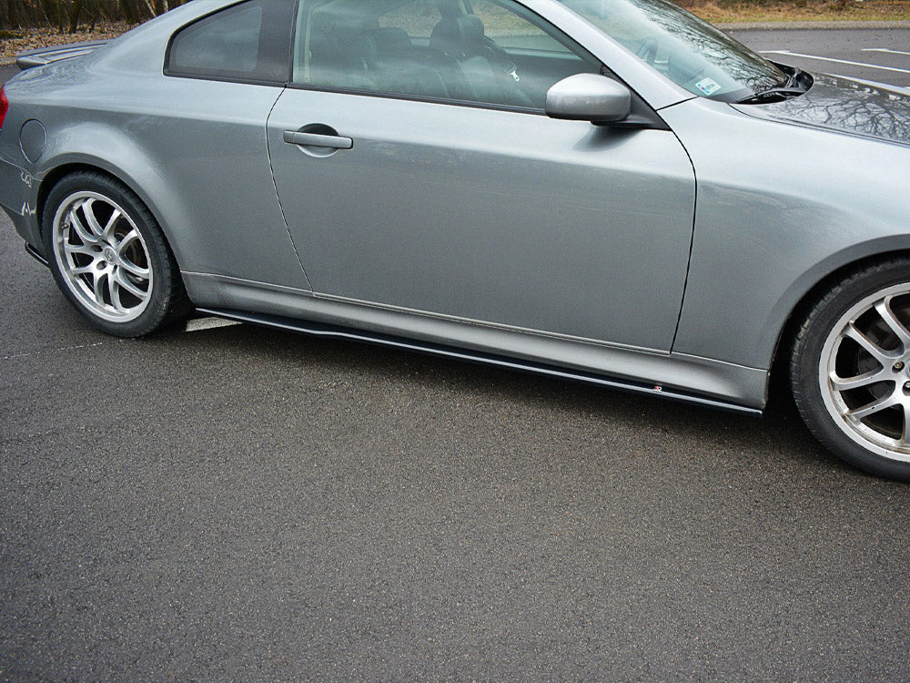 Side Skirts Splitters  Infiniti G35 Coupe (2003-2007) - Carbon Look