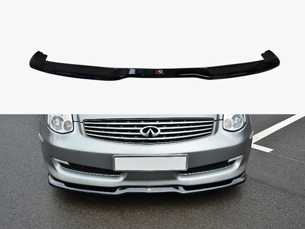 Front Splitter V.1 Infiniti G35 Coupe (2003-2007) - Carbon Look