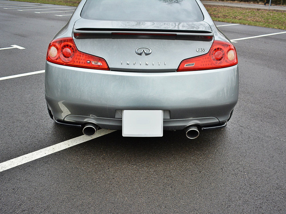 Rear Side Splitters Infiniti G35 Coupe (2003-2007) - Carbon Look