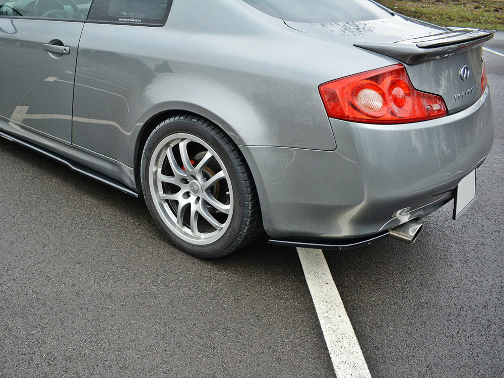 Rear Side Splitters Infiniti G35 Coupe (2003-2007) - Textured