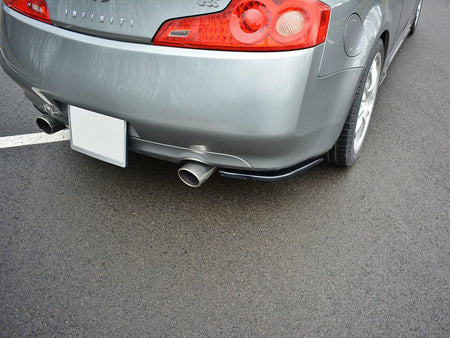 Maxton Design Rear Side Splitters Infiniti G35 Coupe (2003-2007) - Carbon Look - IN-G35-C-RSD1C - Image 4