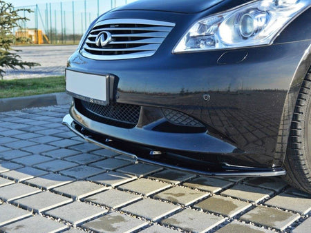 Front Splitter V.1 Infiniti G37 Sedan - Carbon Look