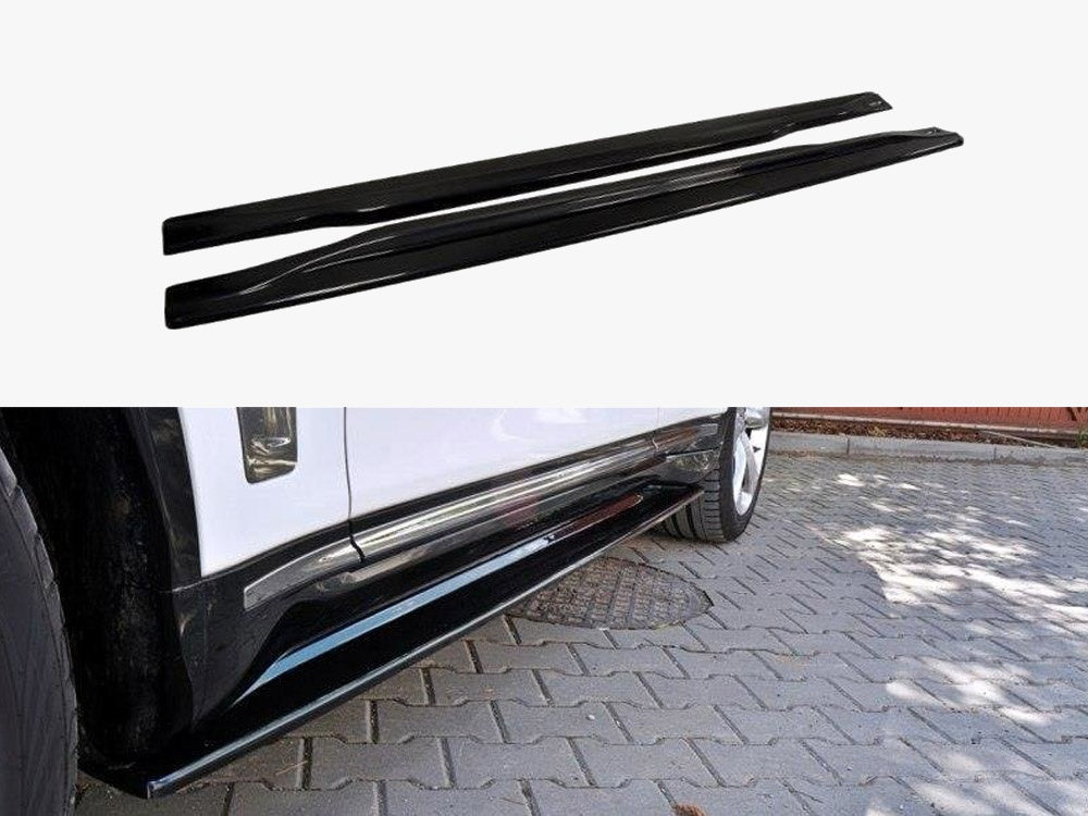 Maxton Design Side Skirts Diffusers Infiniti QX70 - Textured - IN-QX-70-1F-SD1T - Image 1