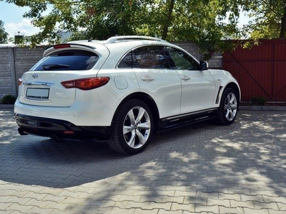 Side Skirts Diffusers Infiniti QX70 - Carbon Look