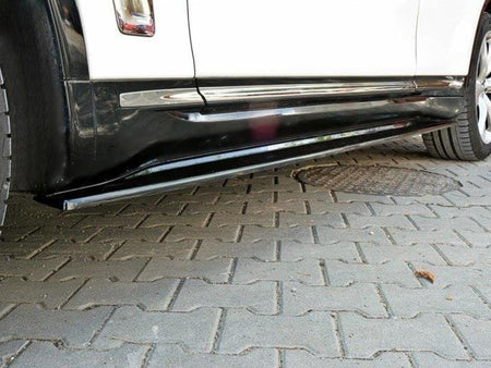 Maxton Design Side Skirts Diffusers Infiniti QX70 - Textured - IN-QX-70-1F-SD1T - Image 3