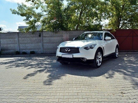 Front Splitter V.1 Infiniti QX70 - Carbon Look