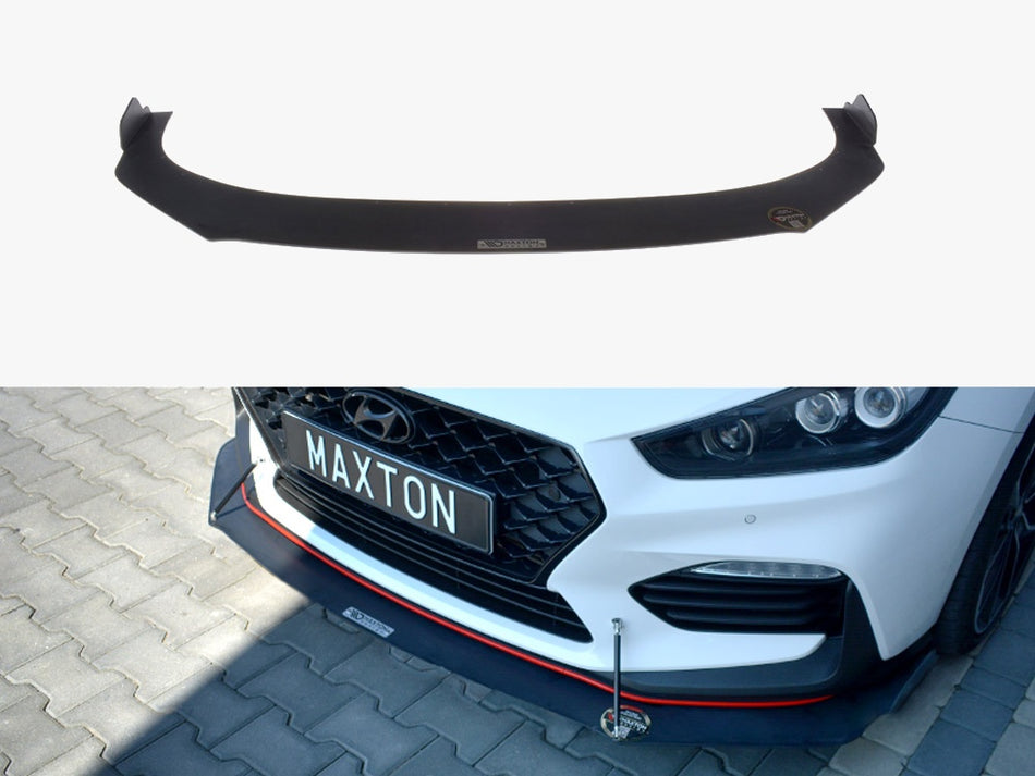 Maxton Design Front Racing Splitter Hyundai I30 MK3 N (2017-2020) - HY-I30-3-N-CNC-FD1A - Image 1