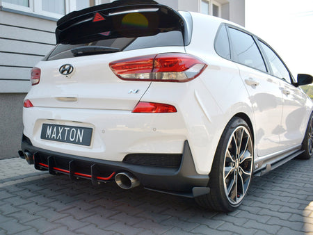 Maxton Design Rear Diffuser Hyundai I30 MK3 N (2017-2020) - HY-I30-3-N-CNC-RS1A - Image 2