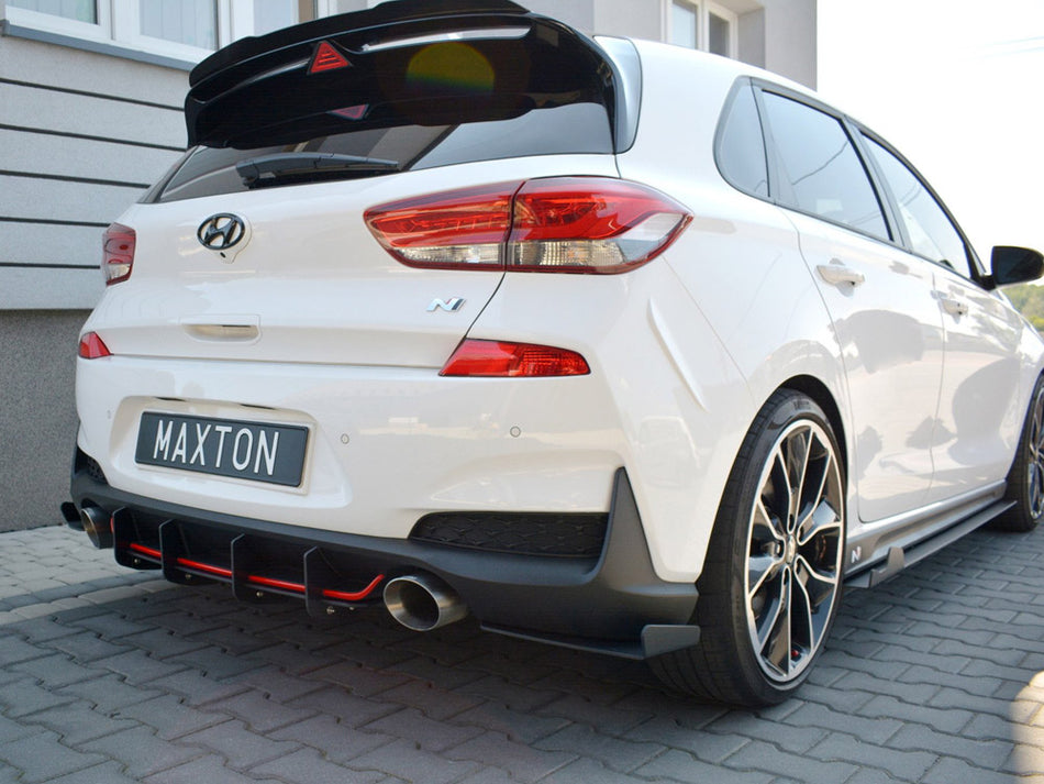 Maxton Design Rear Diffuser Hyundai I30 MK3 N (2017-2020) - HY-I30-3-N-CNC-RS1A - Image 2
