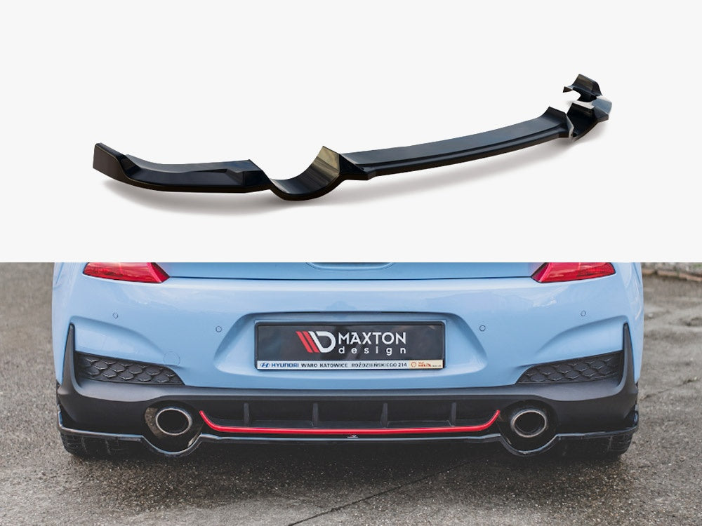 Maxton Design Central Rear Splitter Hyundai I30 N Mk3 Hatchback - HY-I30-3-N-RD1G - Image 1