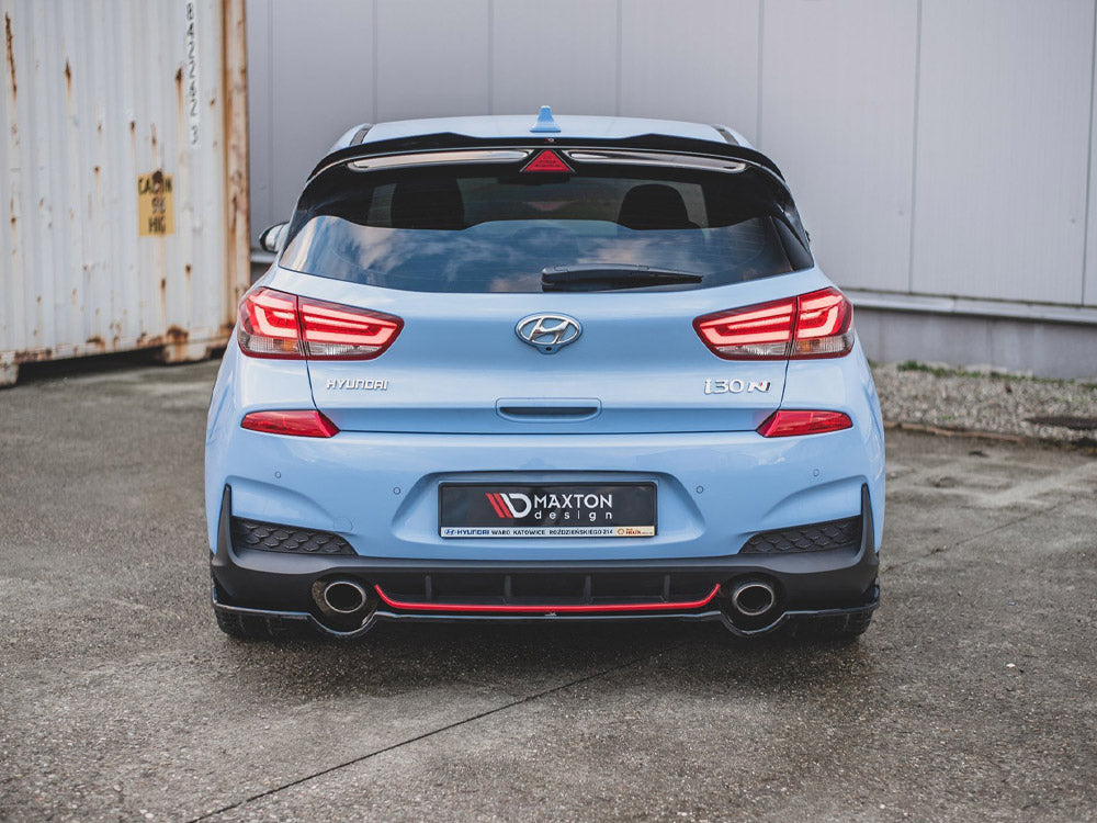 Maxton Design Central Rear Splitter Hyundai I30 N Mk3 Hatchback - HY-I30-3-N-RD1G - Image 3