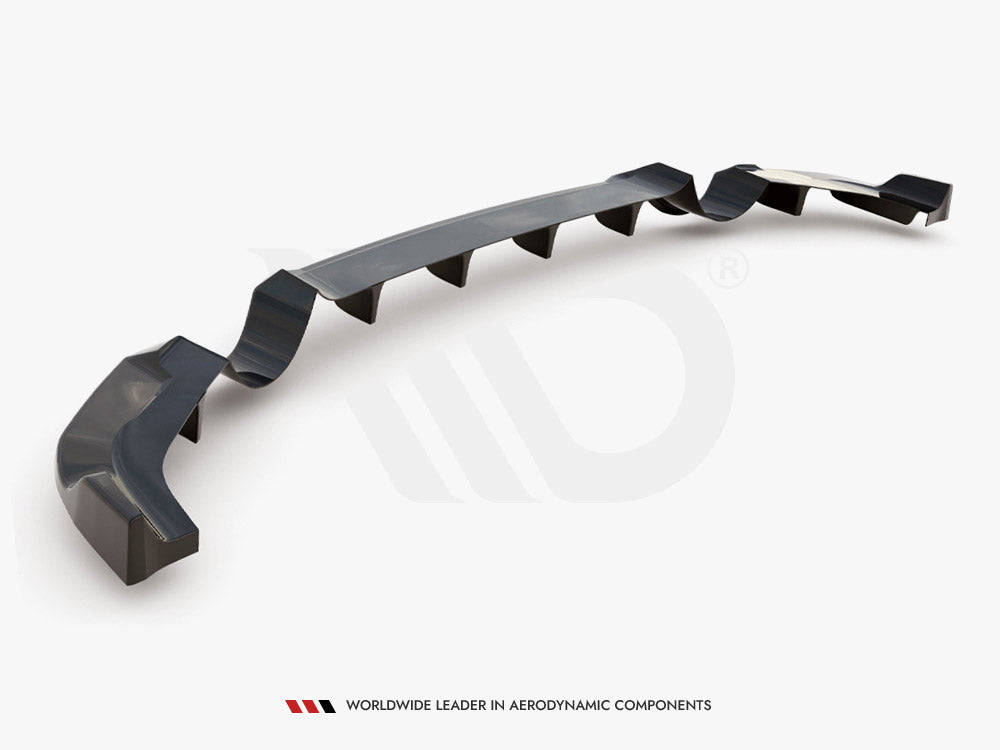 Maxton Design Central Rear Splitter (Vertical Bars) Hyundai I30 N Mk3 Hatchback - HY-I30-3-N-RD1G+RD2G - Image 5