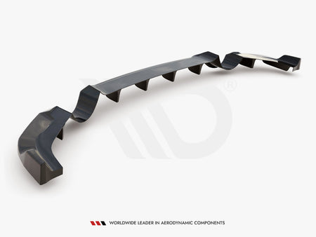 Maxton Design Central Rear Splitter (Vertical Bars) Hyundai I30 N Mk3 Hatchback - HY-I30-3-N-RD1G+RD2G - Image 5