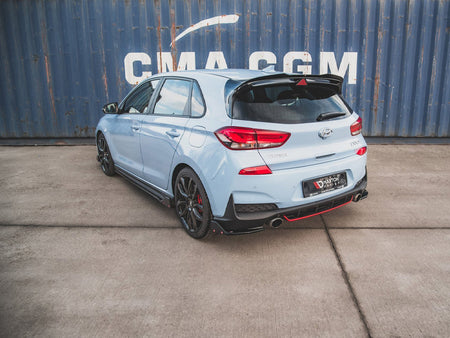 Maxton Design Rear Side Splitters V.6 + Flaps Hyundai I30 N Mk3 Hatchback - HY-I30-3-N-RSD6G+RSF - Image 2