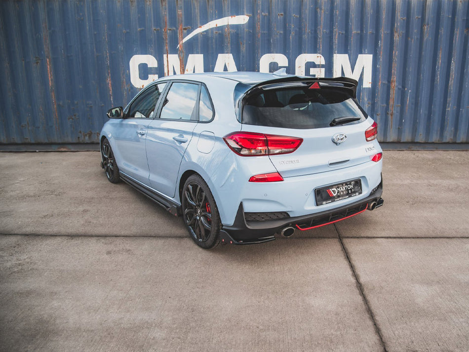 Maxton Design Rear Side Splitters V.6 + Flaps Hyundai I30 N Mk3 Hatchback - HY-I30-3-N-RSD6G+RSF - Image 2