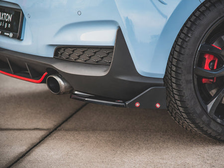 Maxton Design Rear Side Splitters V.6 + Flaps Hyundai I30 N Mk3 Hatchback - HY-I30-3-N-RSD6G+RSF - Image 4