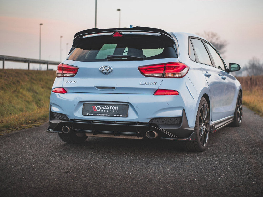 Maxton Design Rear Side Splitters V.7 + Flaps Hyundai I30 N Mk3 Hatchback - HY-I30-3-N-RSD7G+RSF - Image 2