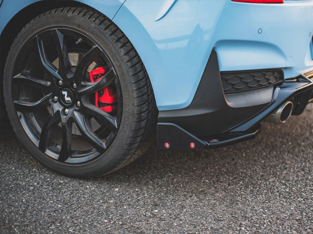 Maxton Design Rear Side Splitters V.7 + Flaps Hyundai I30 N Mk3 Hatchback - HY-I30-3-N-RSD7G+RSF - Image 5