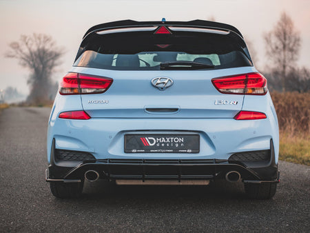 Maxton Design Rear Side Splitters V.7 + Flaps Hyundai I30 N Mk3 Hatchback - HY-I30-3-N-RSD7G+RSF - Image 3