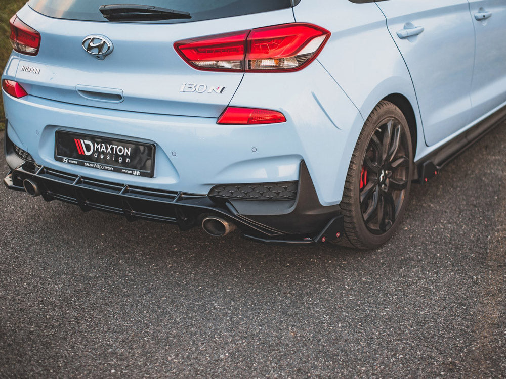 Maxton Design Rear Side Splitters V.7 + Flaps Hyundai I30 N Mk3 Hatchback - HY-I30-3-N-RSD7G+RSF - Image 4