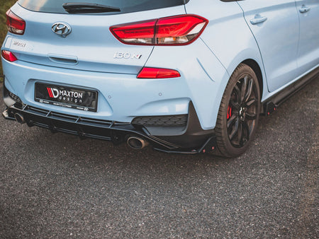 Maxton Design Rear Side Splitters V.7 + Flaps Hyundai I30 N Mk3 Hatchback - HY-I30-3-N-RSD7G+RSF - Image 4